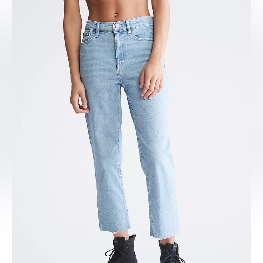 Calvin Klein High Rise Vintage Blue Ankle Jeans